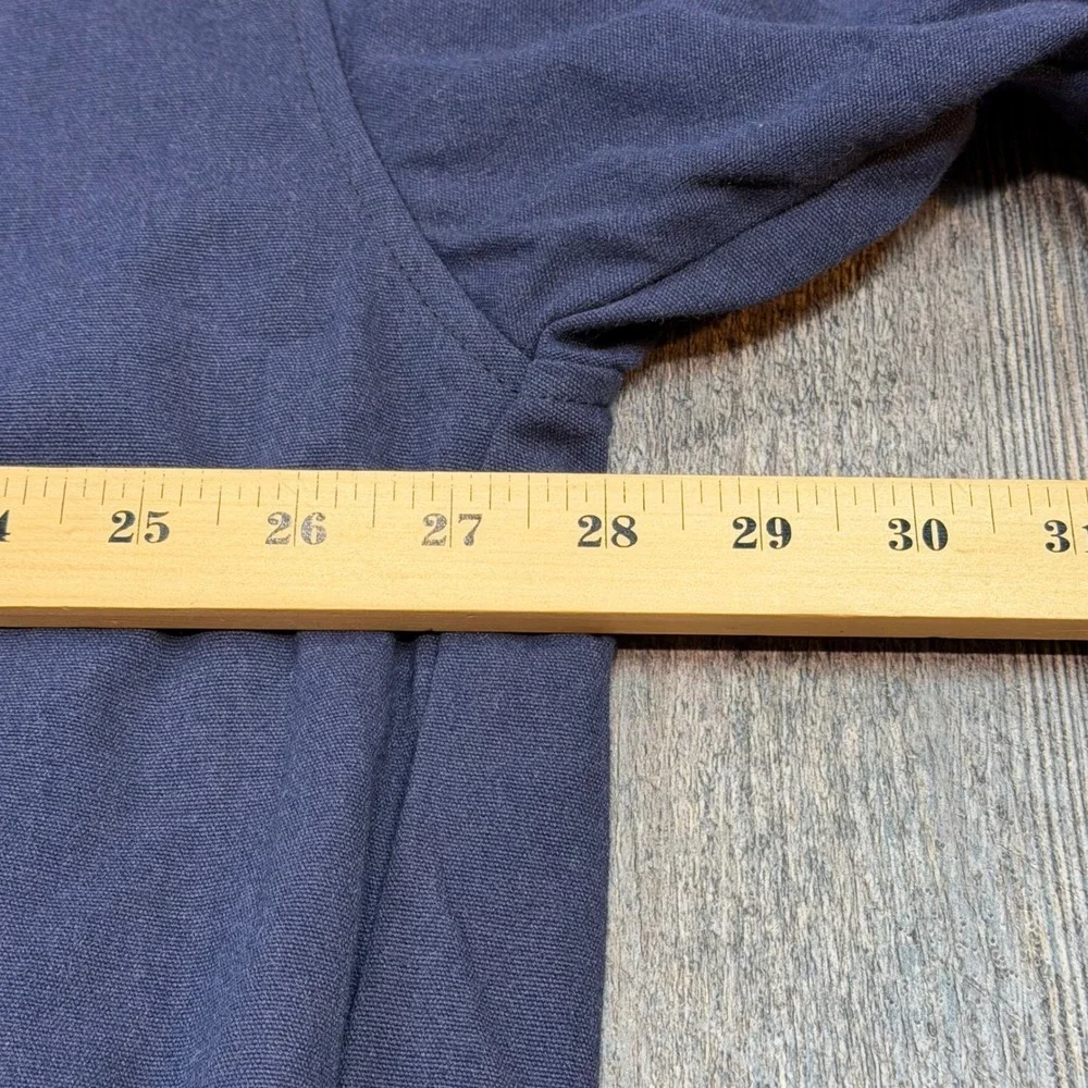 Tyndale FR Flame Resistant Navy Blue V-Neck Sweatshirt Mens 2XL HRC 2 USA